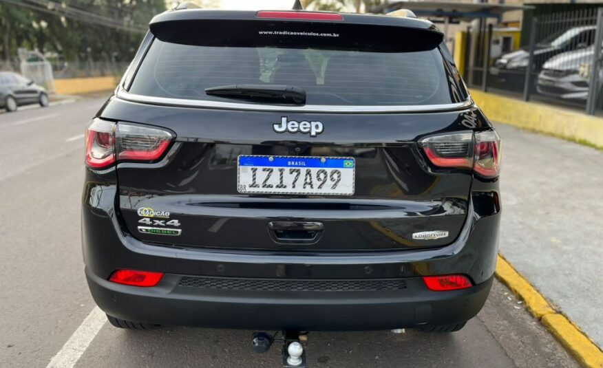 Jeep Compass Longitude Diesel Automática Top 4×4 2019 Preta