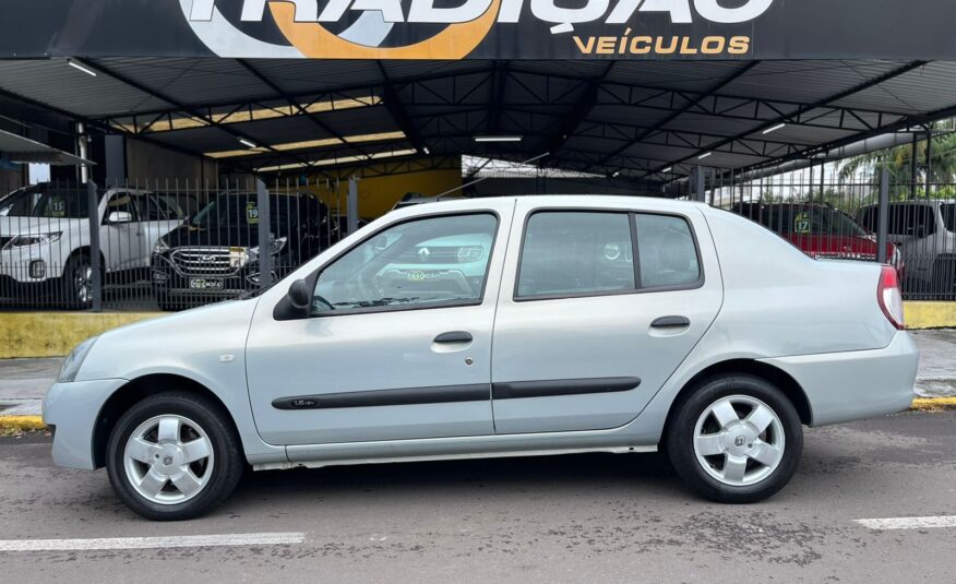 Renault Clio Sedan 1.6 Completo 2009 Prata