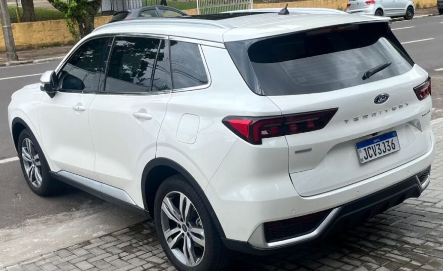 Novo Ford Territory Titanium Turbo Ecoboost 1.5 Automático 2025 Branco com 3.300 Km