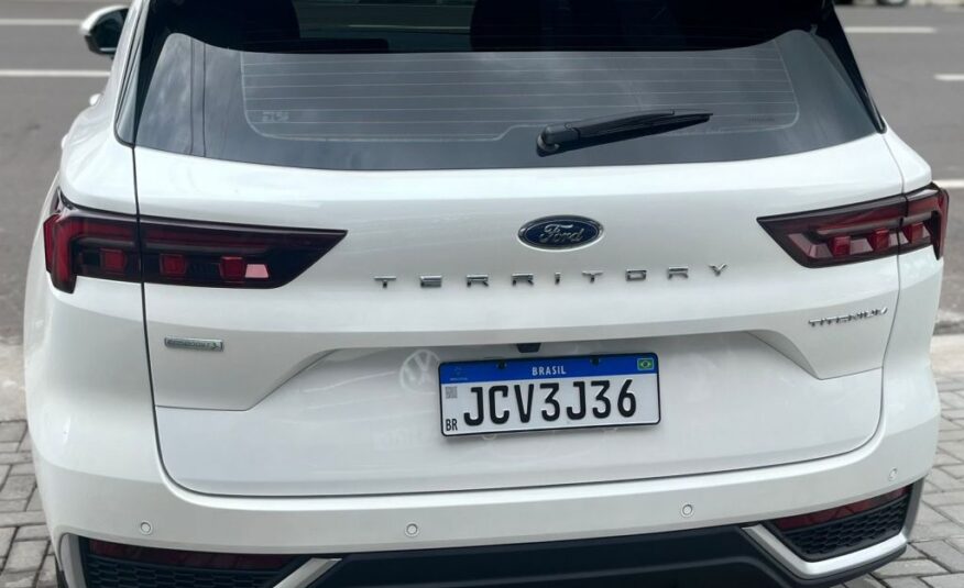 Novo Ford Territory Titanium Turbo Ecoboost 1.5 Automático 2025 Branco com 3.300 Km