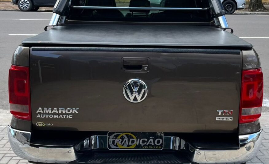 Vw Amarok Cabine Dupla 4×4 Highline 2014 Marrom