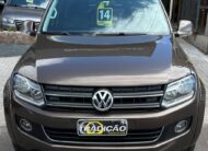 Vw Amarok Cabine Dupla 4×4 Highline 2014 Marrom