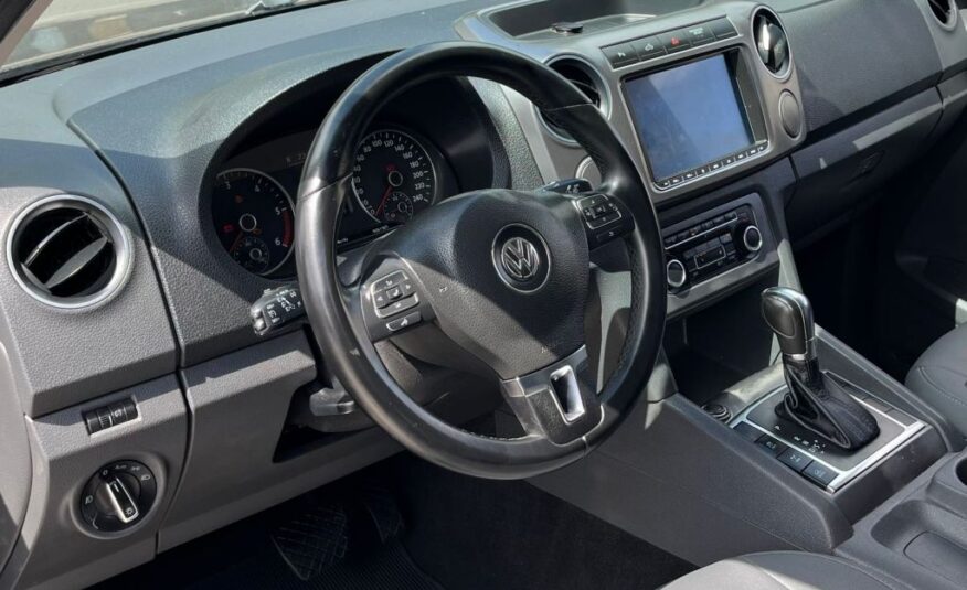 Vw Amarok Cabine Dupla 4×4 Highline 2014 Marrom