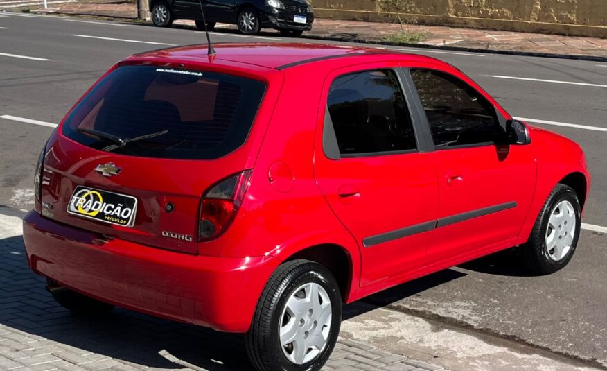 Chevrolet Celta 1.0 4 Portas Lt 2015 Vermelho Completo (Único Dono)