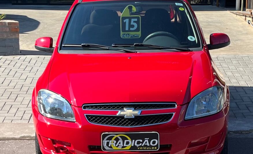 Chevrolet Celta 1.0 4 Portas Lt 2015 Vermelho Completo (Único Dono)
