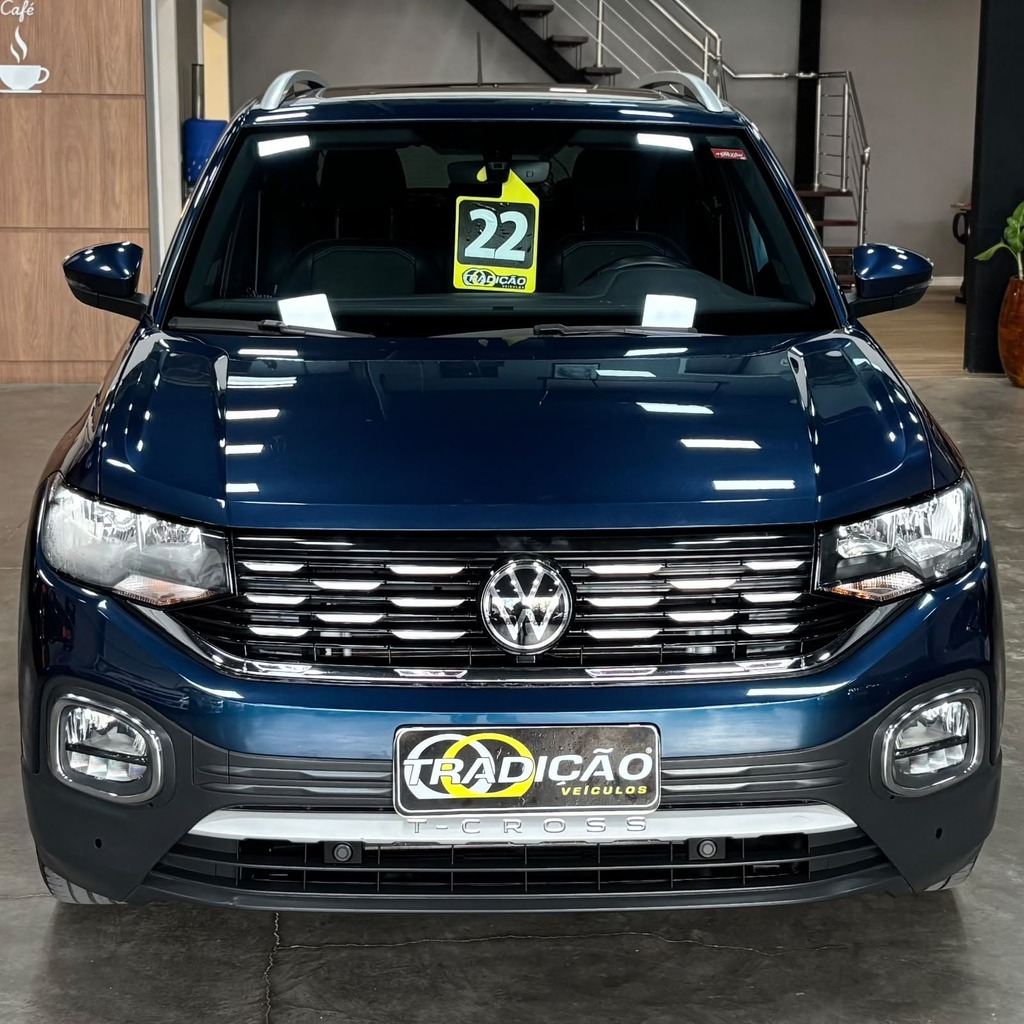 Volkswagen T-Cross Highline Flex 1.4 (Impecável – Top de Linha – Teto Solar – Bancos em Couro)
