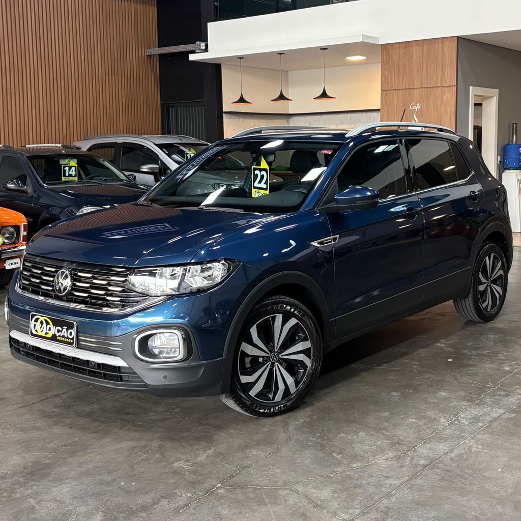 Volkswagen T-Cross Highline Flex 1.4 (Impecável – Top de Linha – Teto Solar – Bancos em Couro)