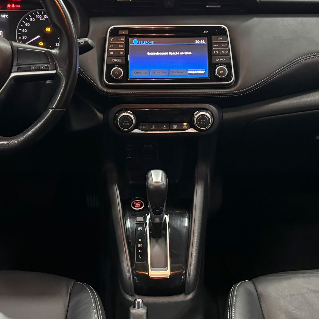 Nissan Kicks SL 1.6 Flex CVT (Impecável – Automática – Bancos em Couro)