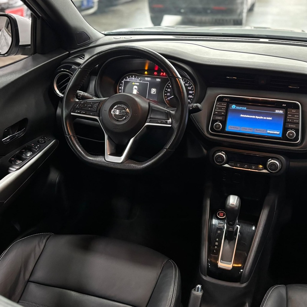 Nissan Kicks SL 1.6 Flex CVT (Impecável – Automática – Bancos em Couro)
