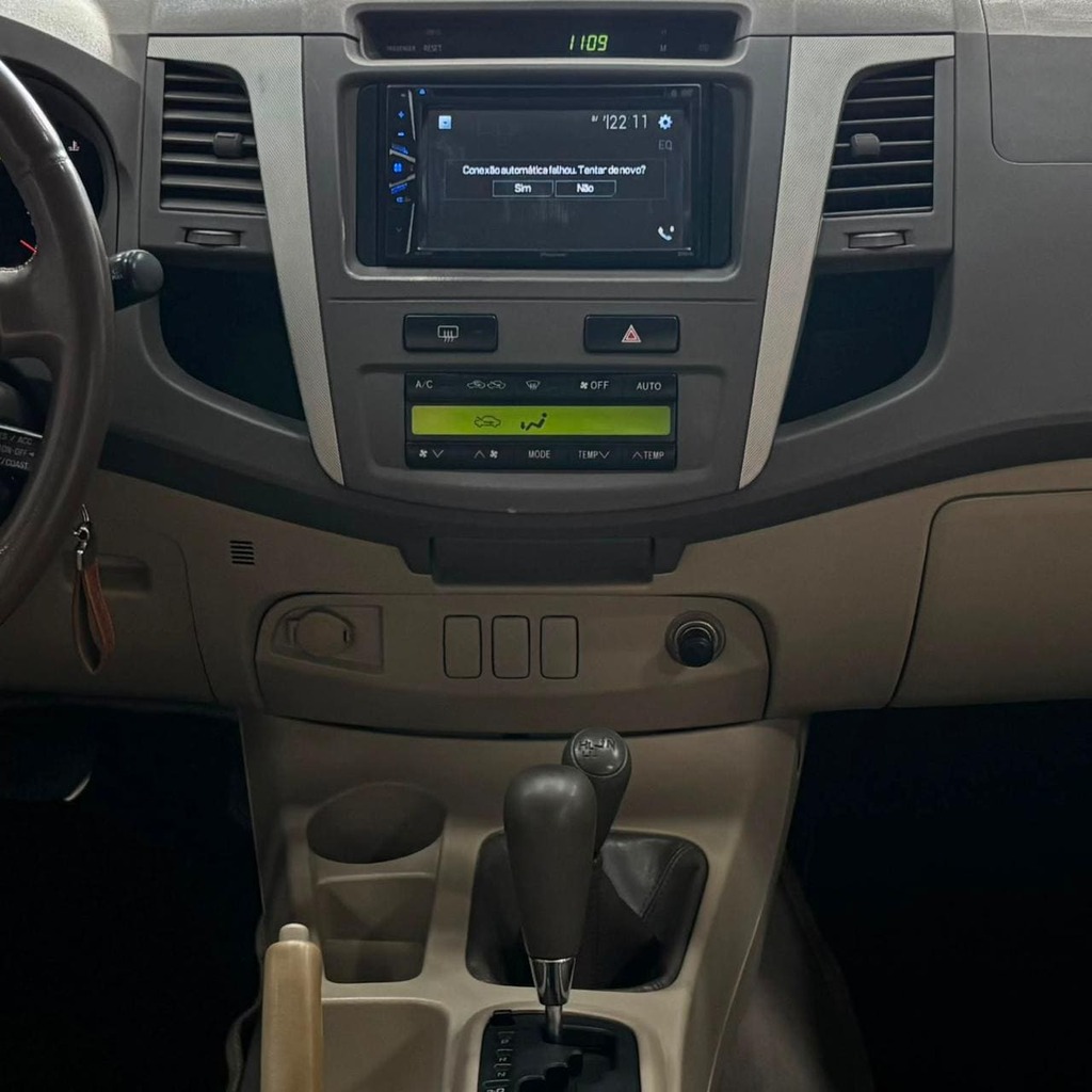 Toyota Hilux Sw4 Srv 3.0 4×4 Diesel Aut (Impecável – 5 Lugares – Bancos em couro)