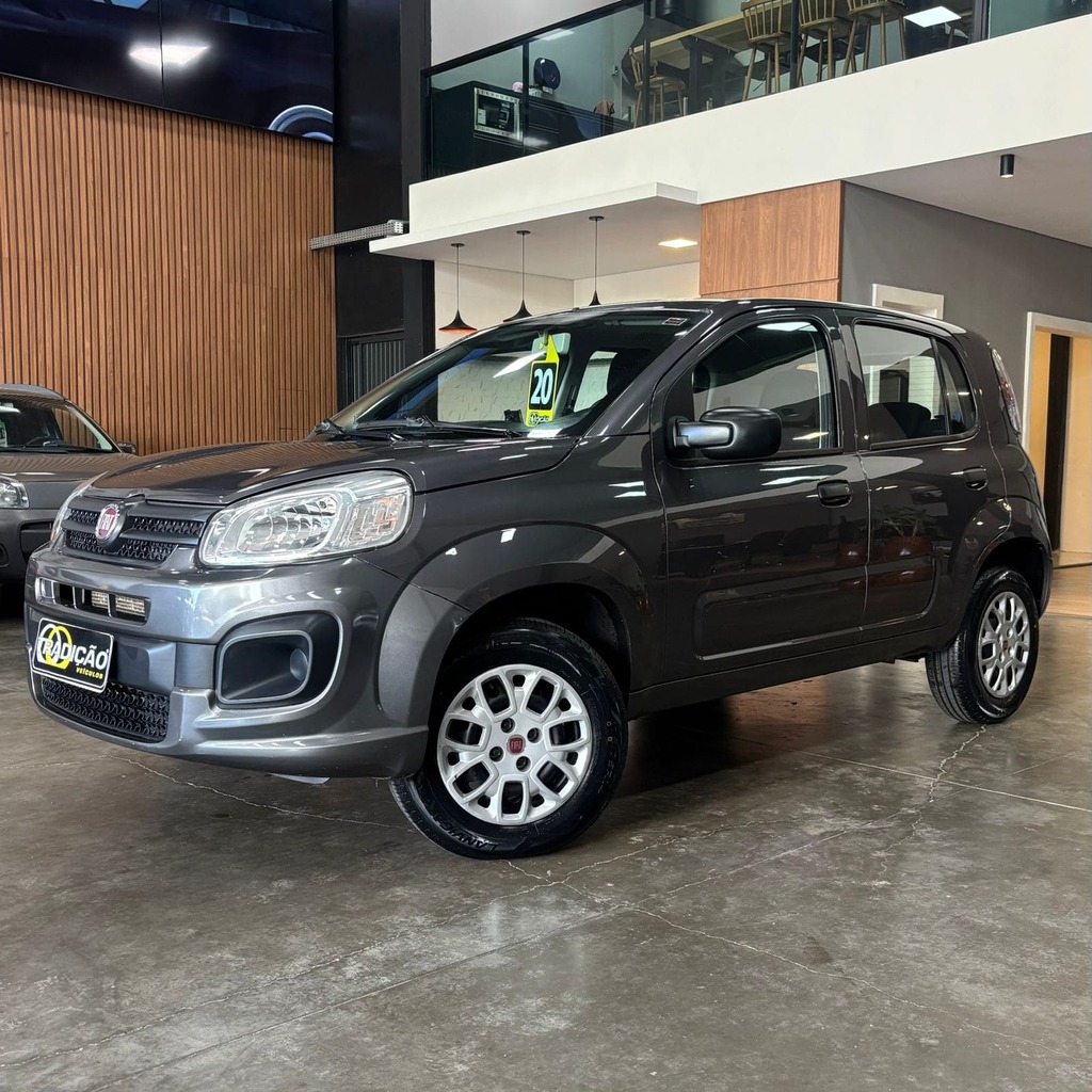 Fiat Uno Attractive 1.0 Fire Flex (Impecável – Km baixa – Pneus zeros)