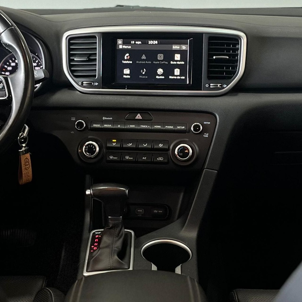 Kia Sportage EX 2.0 Flex (Impecável – Aut – Bancos em Couro – Rodas de Liga)