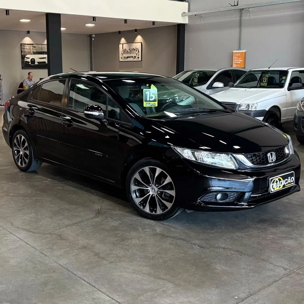 Honda Civic Lxr 2.0 Flex Aut (Impecável – Bancos em Couro – Roda de Liga)
