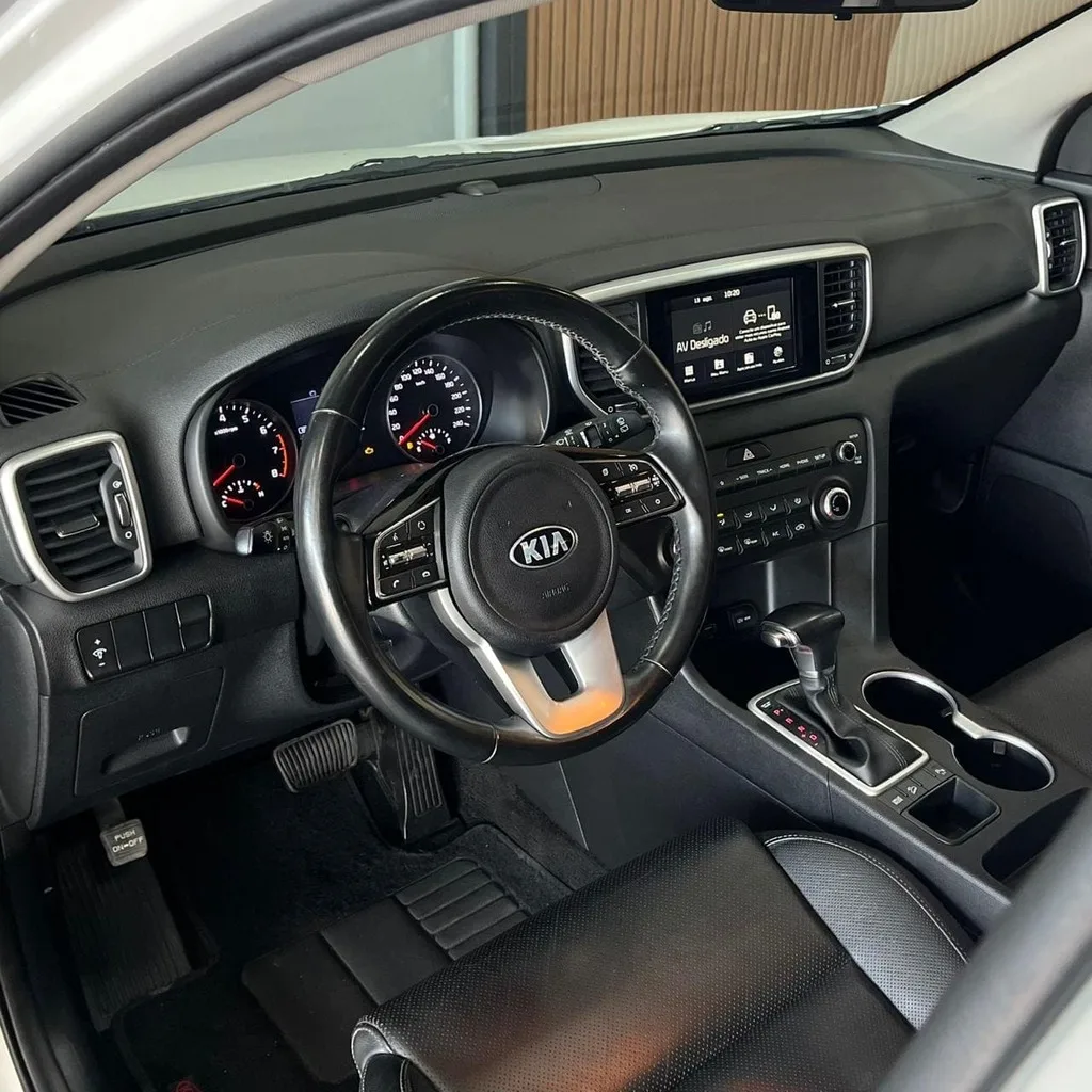 Kia Sportage EX 2.0 Flex (Impecável – Aut – Bancos em Couro – Rodas de Liga)