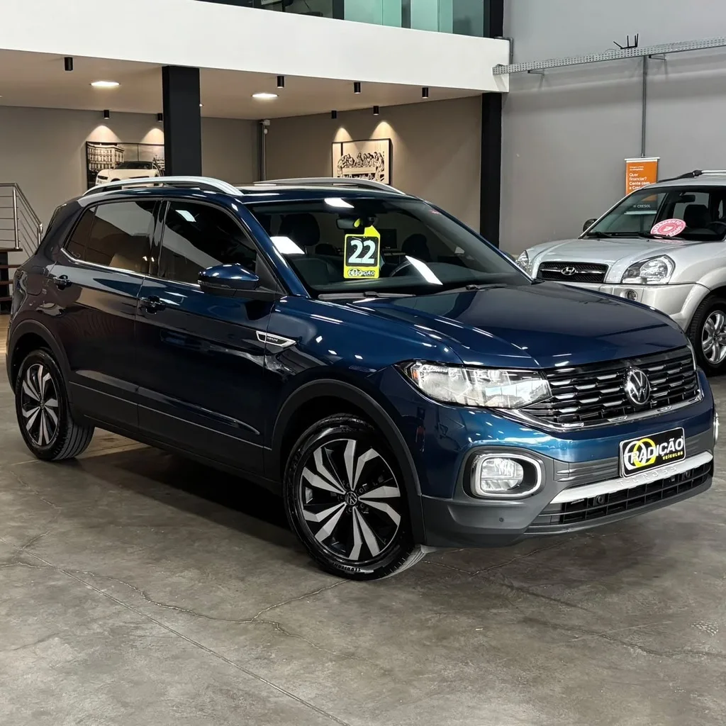 Volkswagen T-Cross Highline Flex 1.4 (Impecável – Top de Linha – Teto Solar – Bancos em Couro)